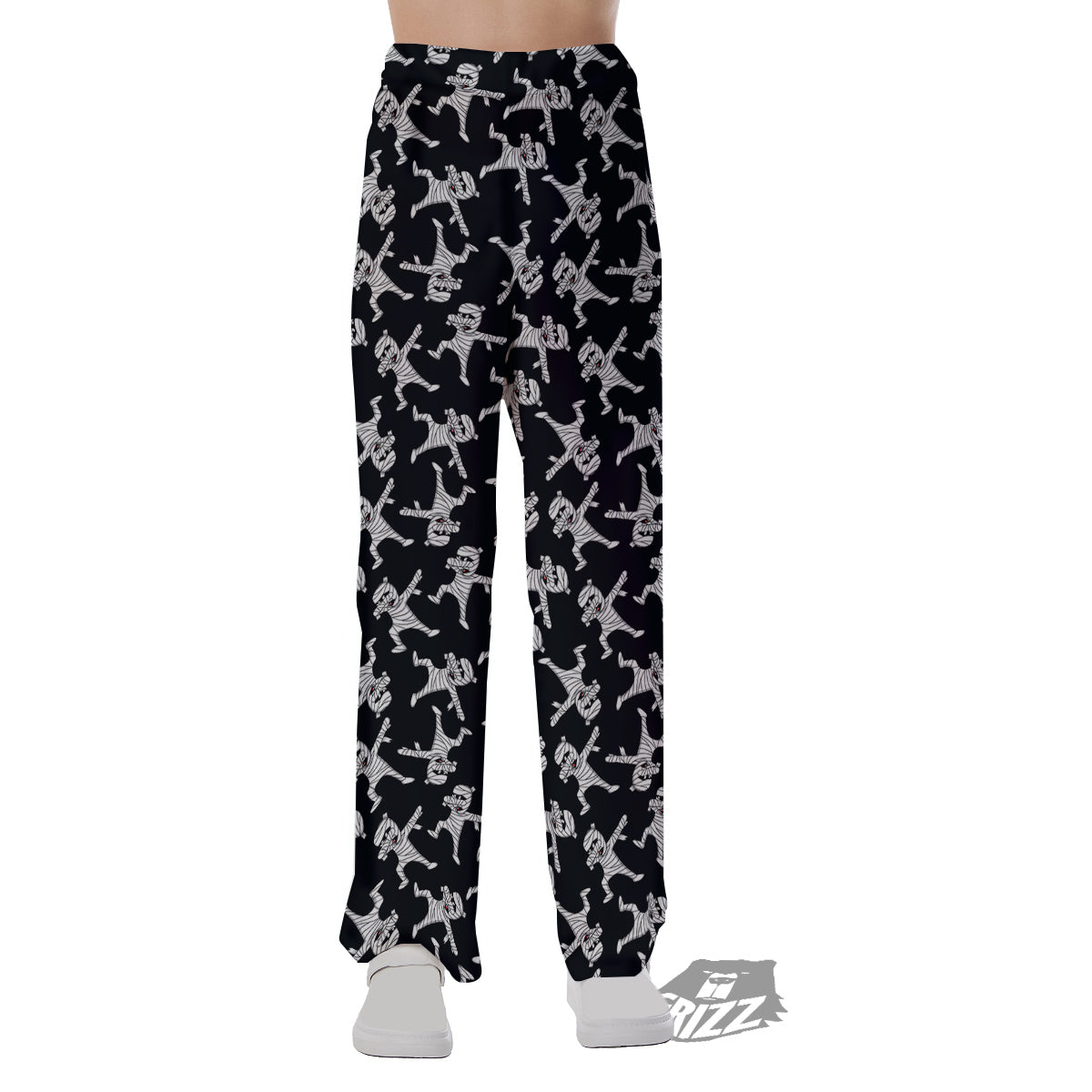 Mummy Cute Print Pattern Pajama Pants-grizzshop