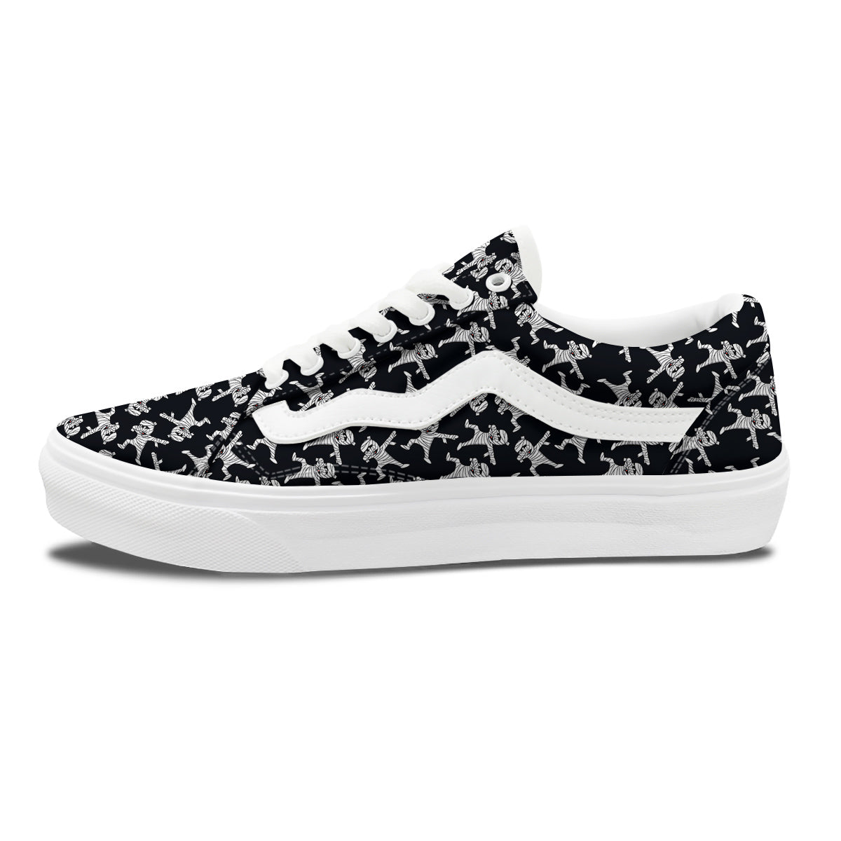 Mummy Cute Print Pattern Skate Shoes-grizzshop