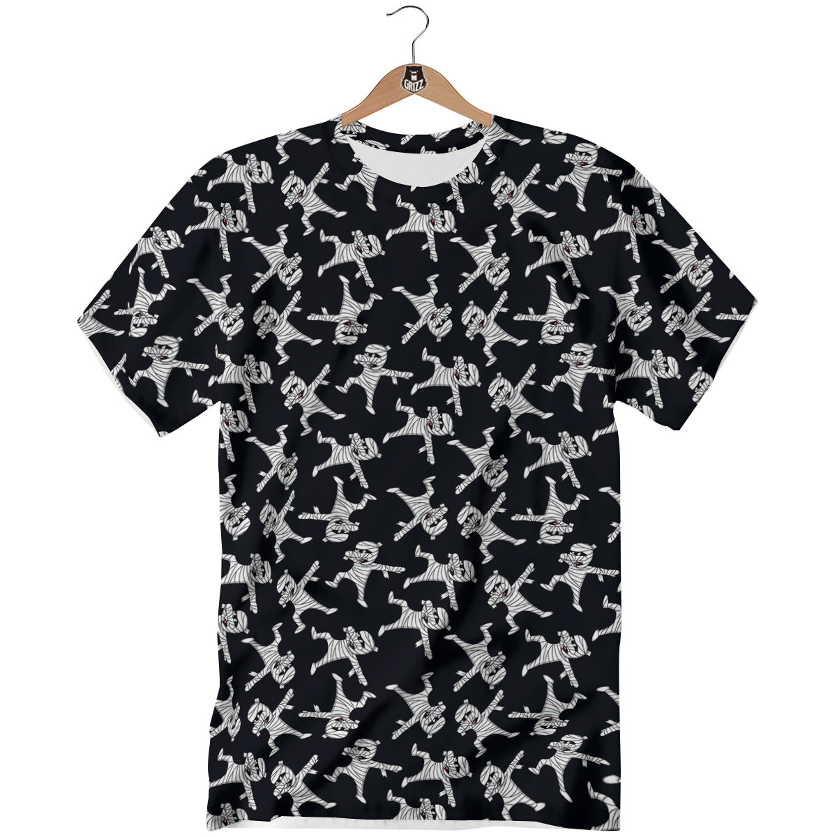 Mummy Cute Print Pattern T-Shirt-grizzshop