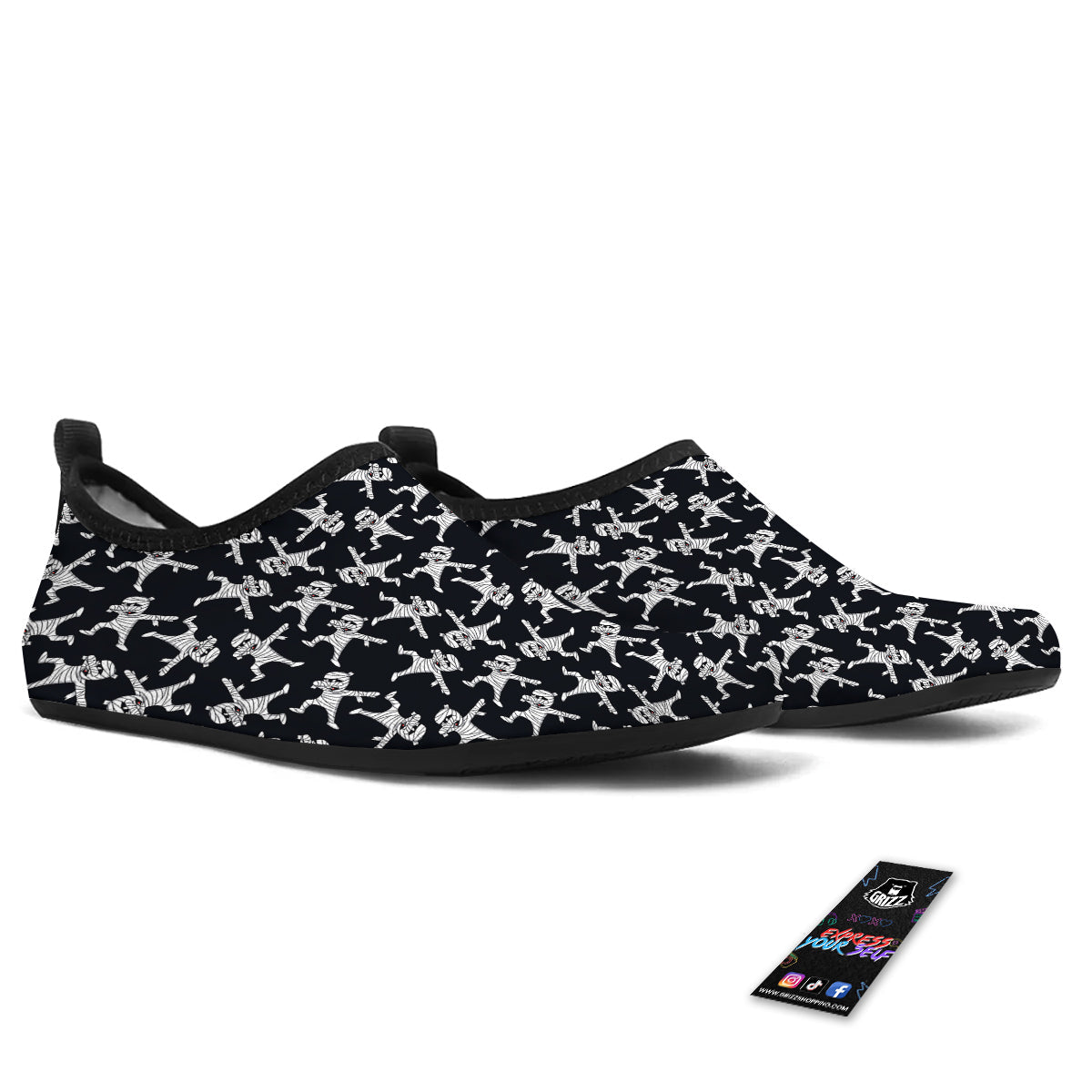 Mummy Cute Print Pattern Water Shoes-grizzshop
