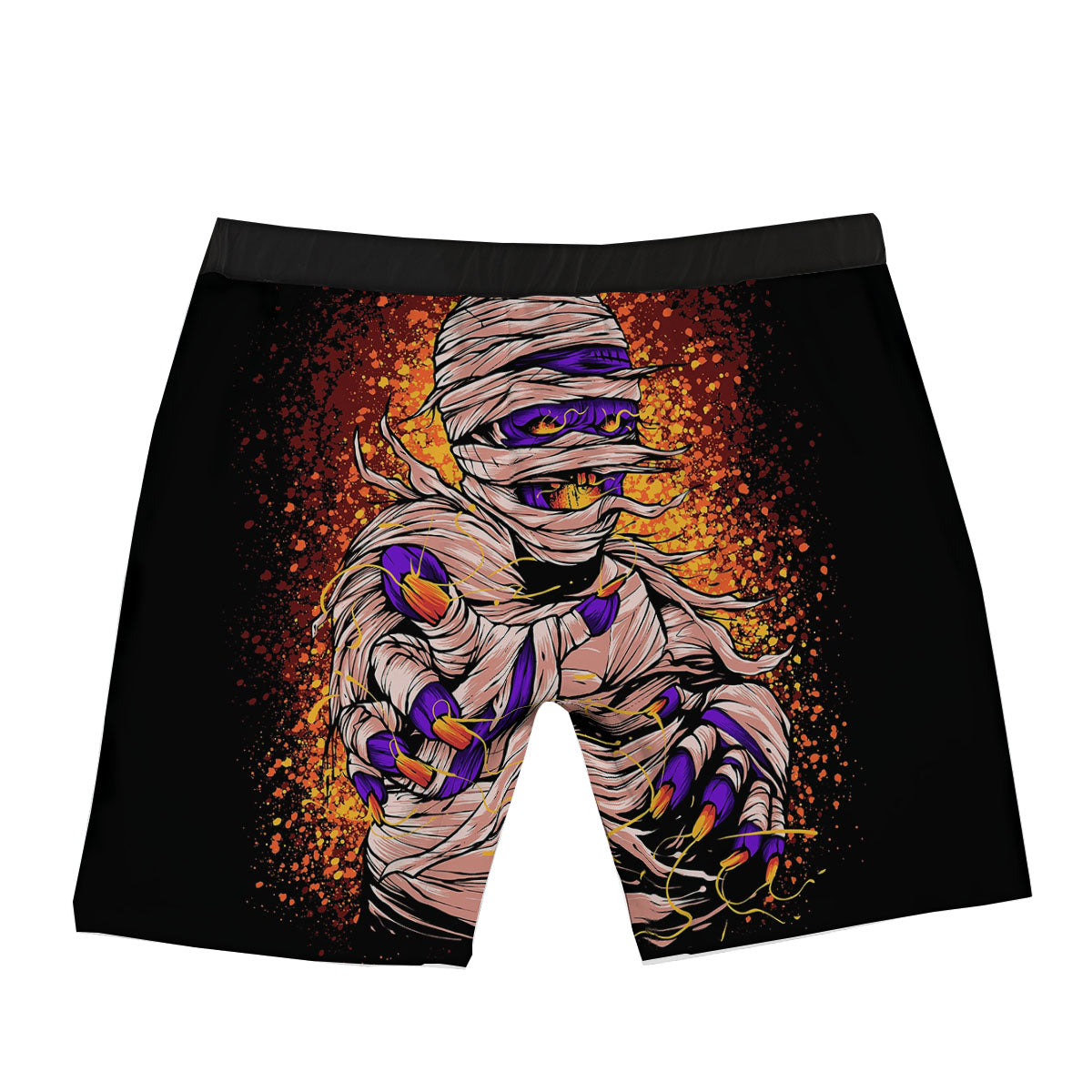 Mummy Halloween Print Boxer Briefs-grizzshop