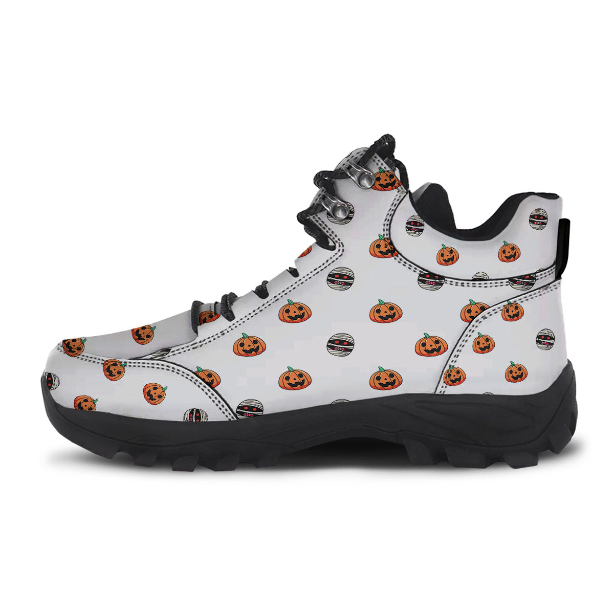 Mummy Halloween Print Pattern Hiking Shoes-grizzshop