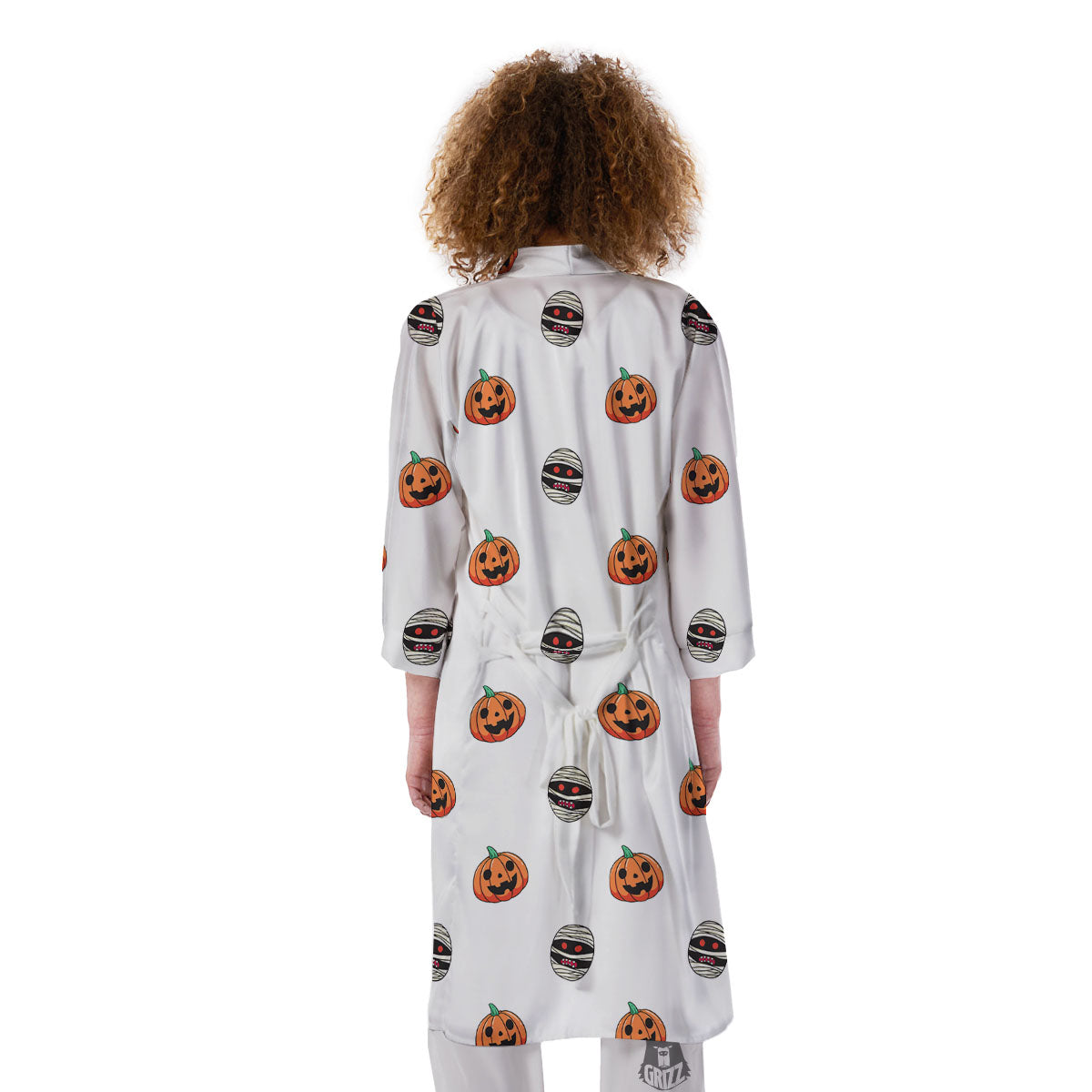 Mummy Halloween Print Pattern Kimono-grizzshop