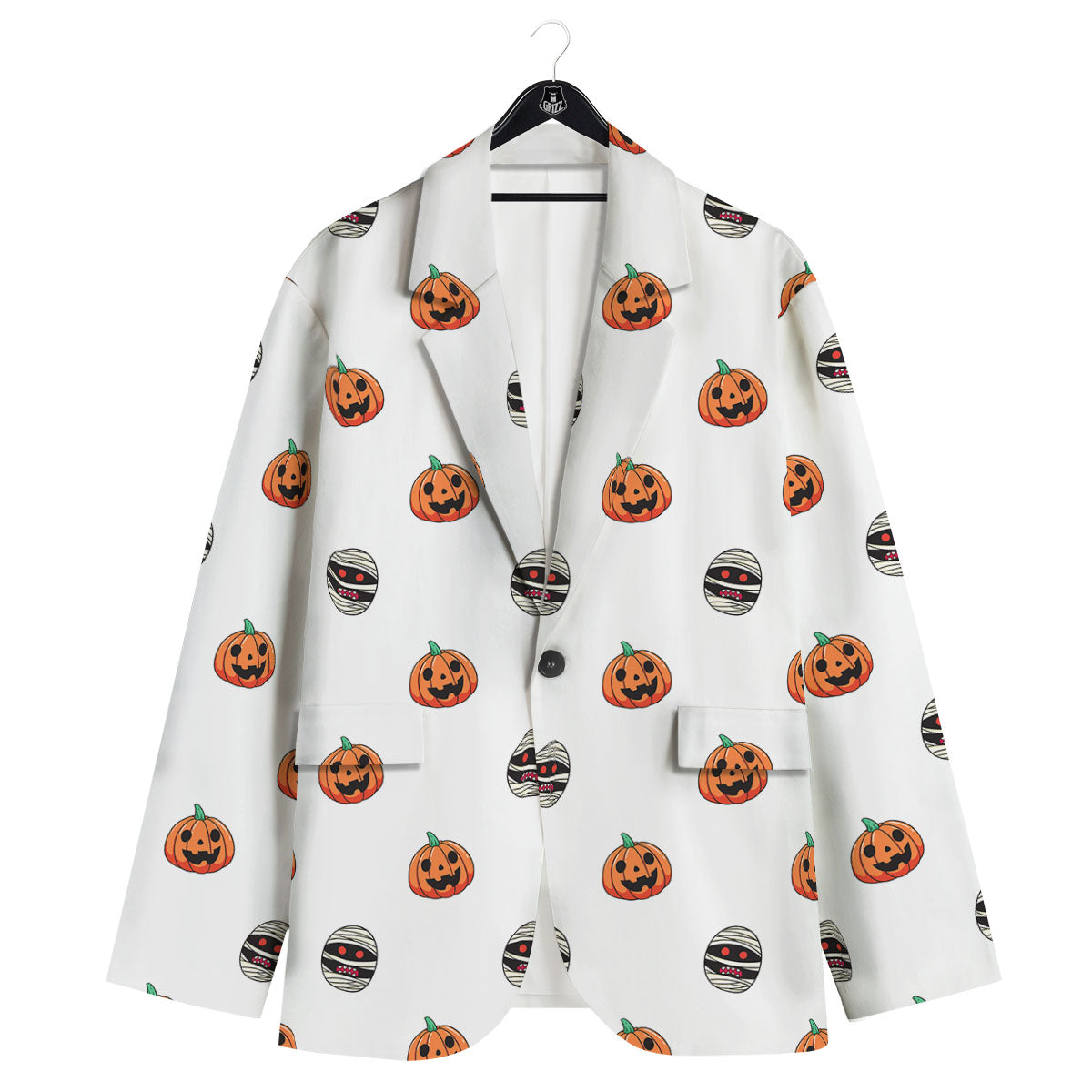 Mummy Halloween Print Pattern Men's Sport Coat-grizzshop