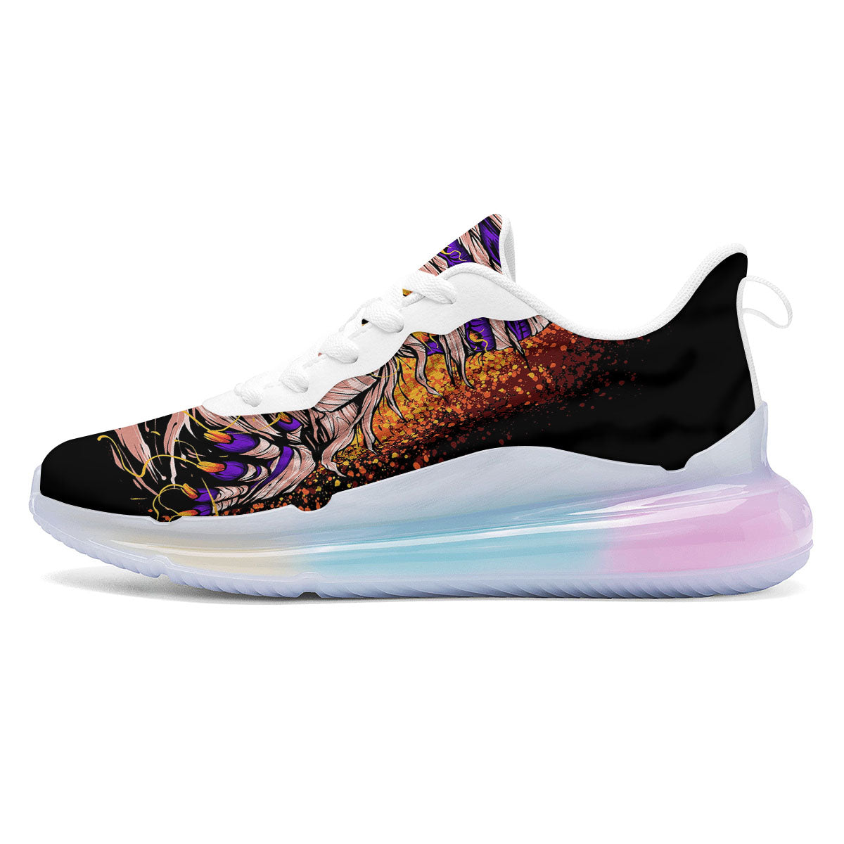 Mummy Halloween Print Running Sneakers-grizzshop