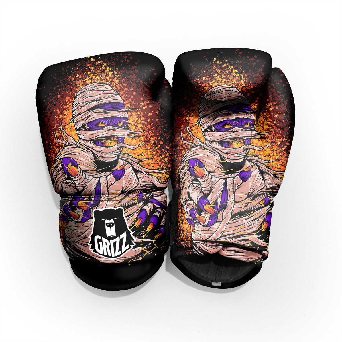 Mummy Halloween Print Pro Boxing Glove