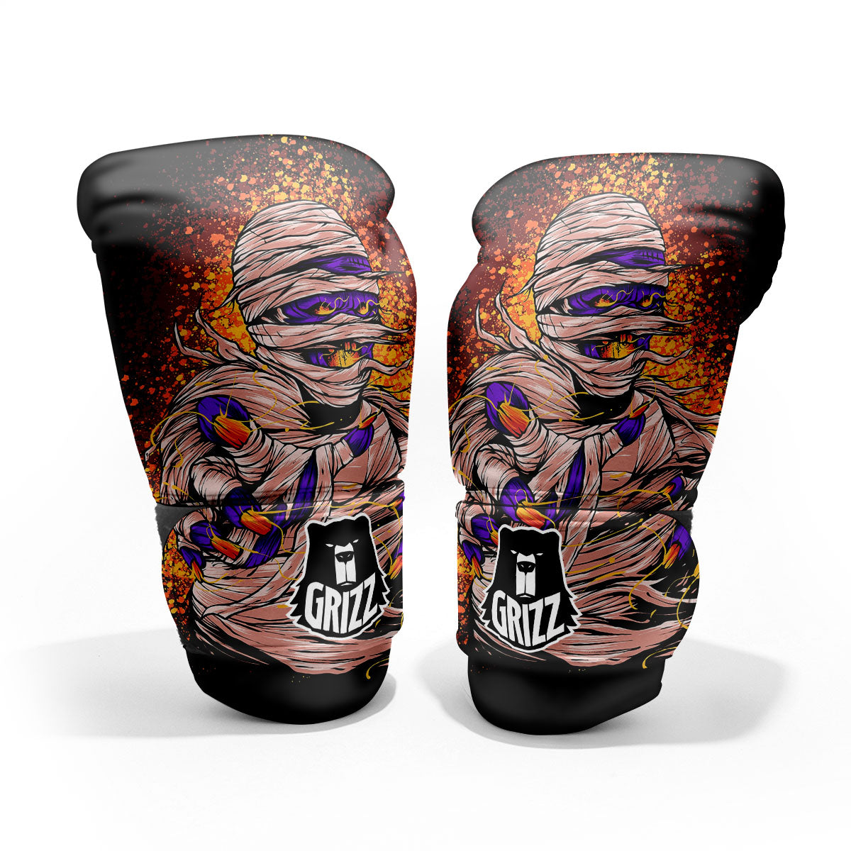 Mummy Halloween Print Pro Boxing Glove