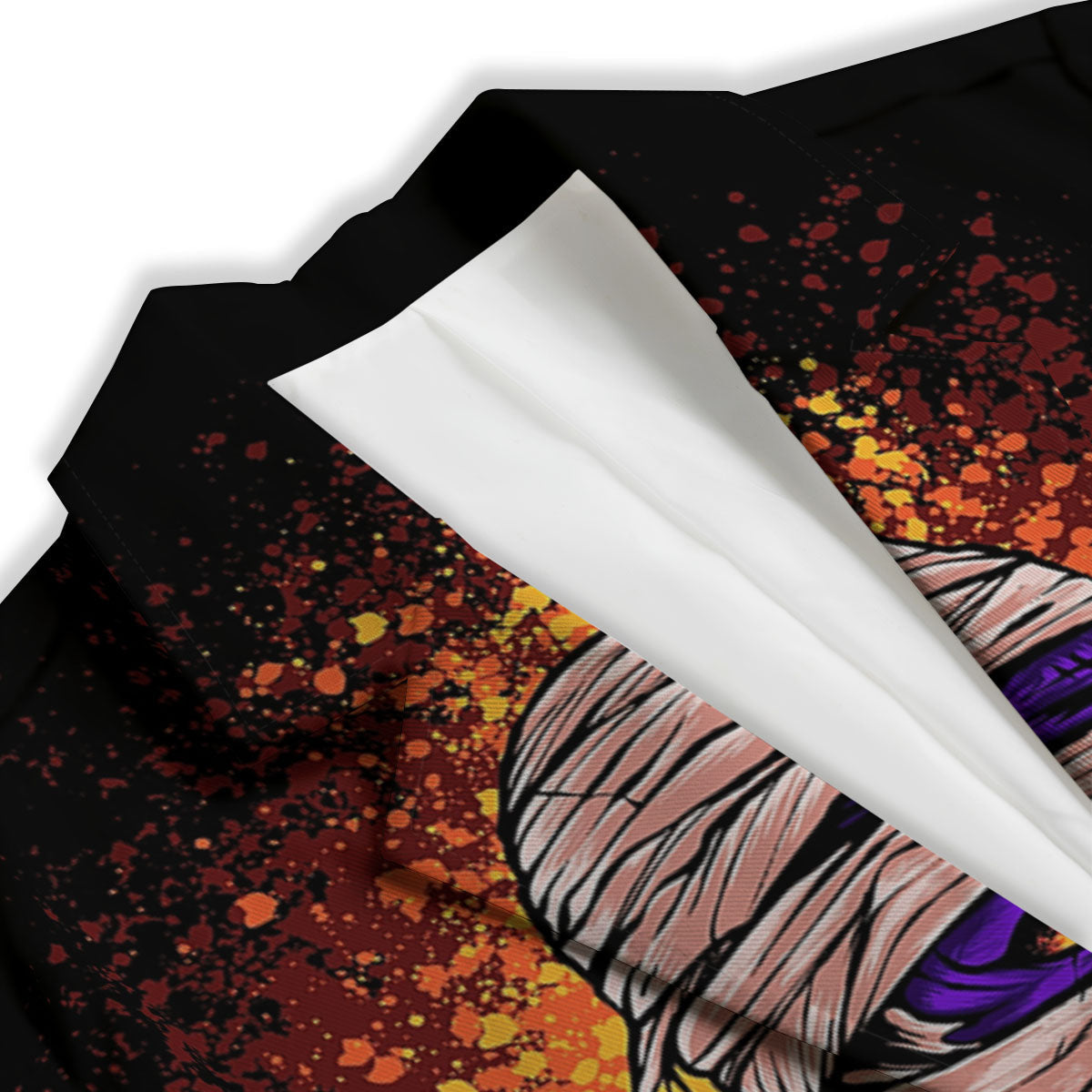 Mummy Halloween Print Women's Blazer-grizzshop