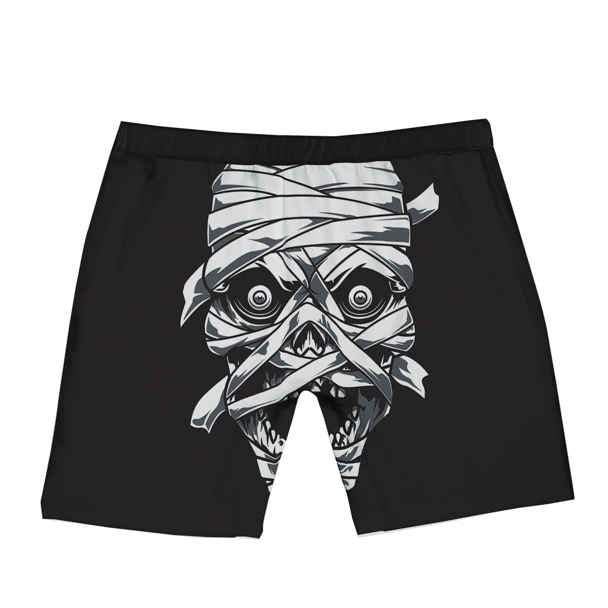Mummy Head Print Boxer Briefs-grizzshop