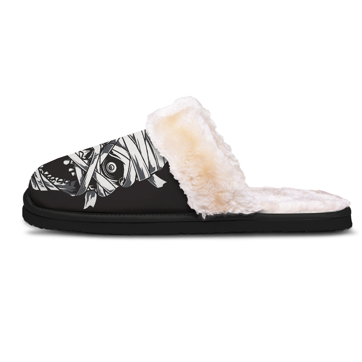 Mummy Head Print Slippers-grizzshop
