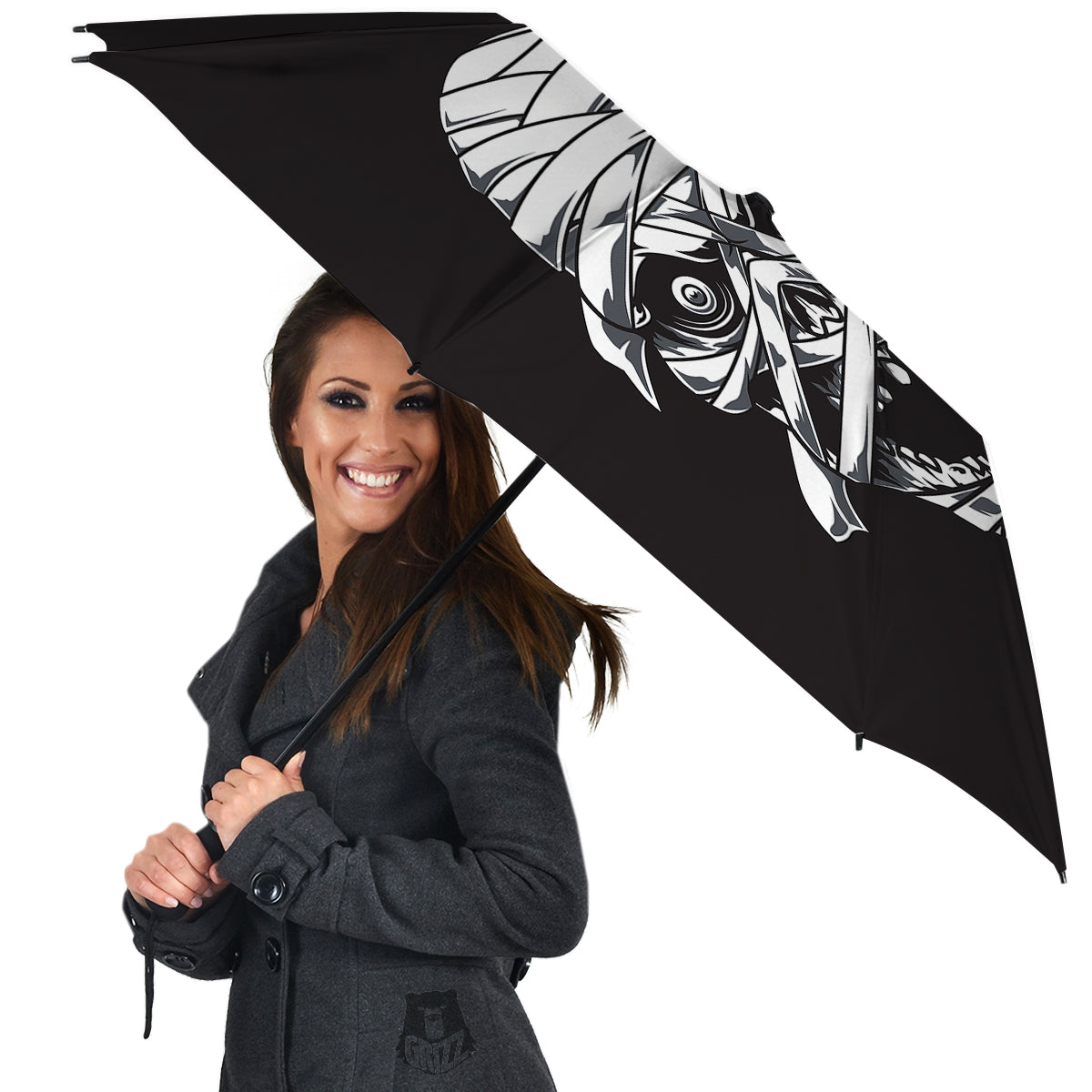 Mummy Head Print Umbrella-grizzshop