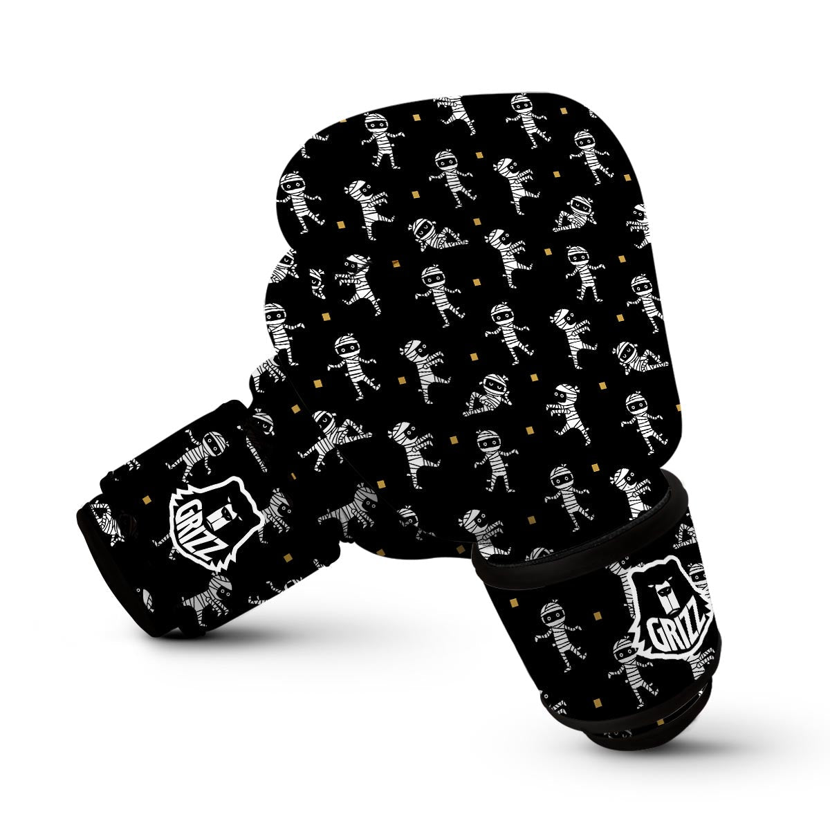 Mummy Pattern Print Boxing Gloves-grizzshop