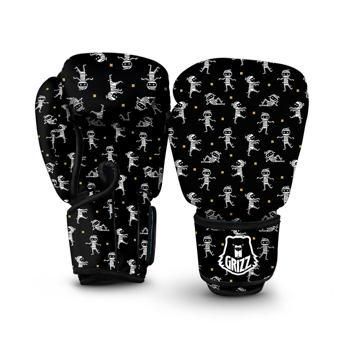 Mummy Pattern Print Boxing Gloves-grizzshop