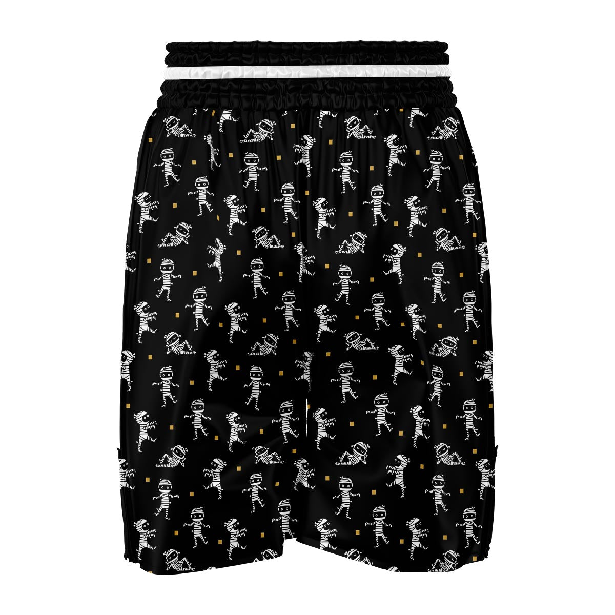 Mummy Pattern Print Boxing Shorts-grizzshop