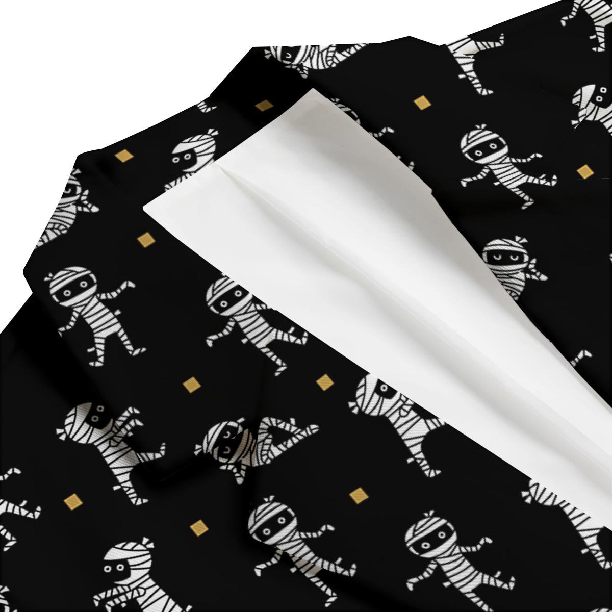 Mummy Pattern Print Men's Blazer-grizzshop