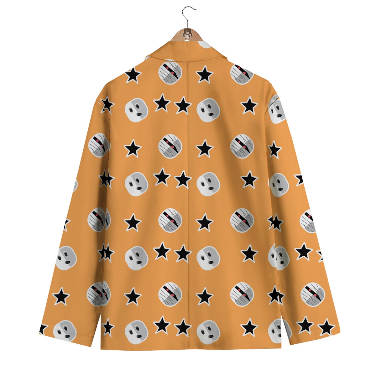Mummy Print Pattern Men's Blazer-grizzshop