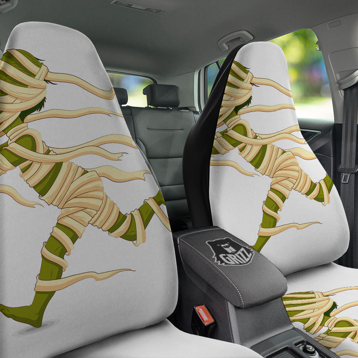 Mummy Running Print Car Seat Covers-grizzshop