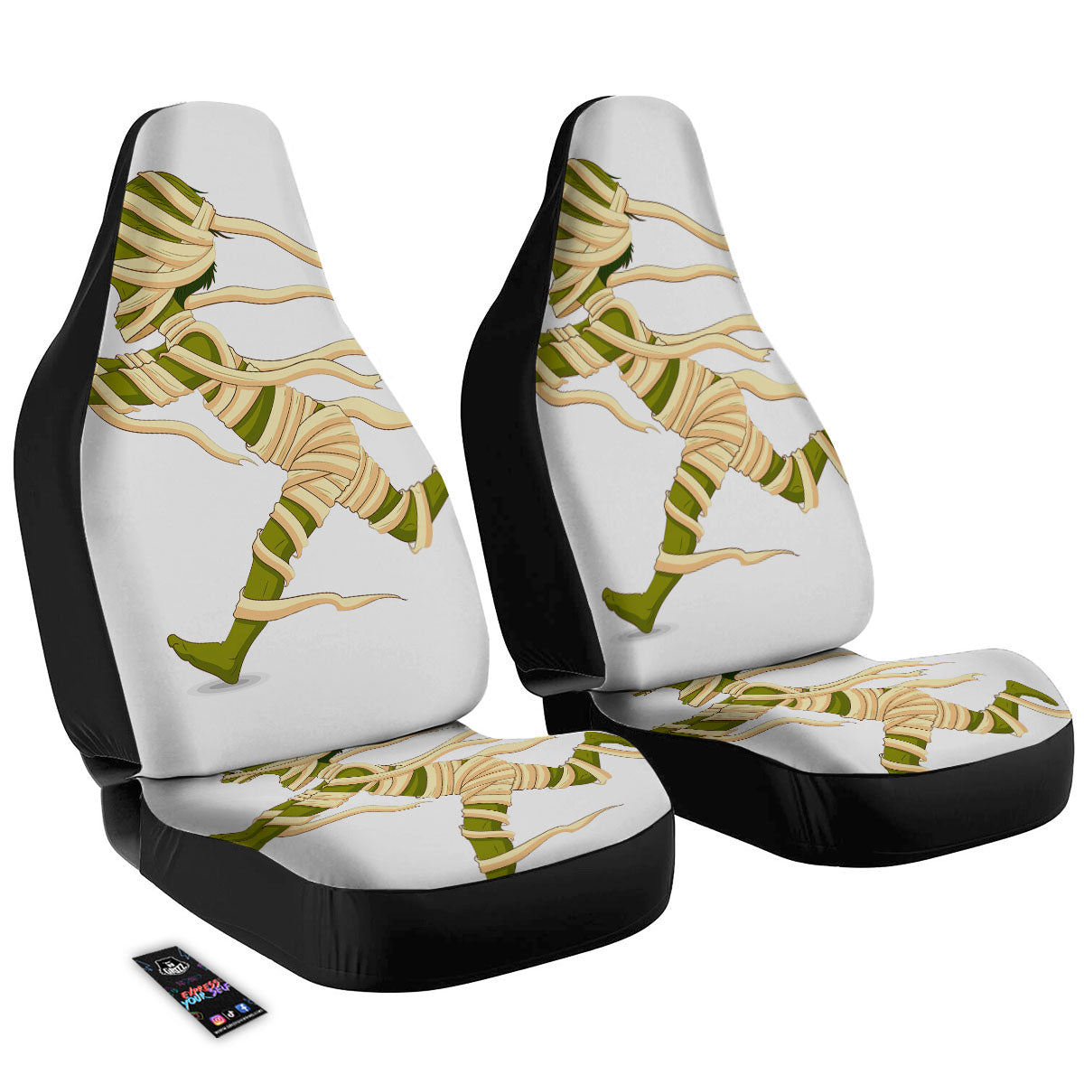 Mummy Running Print Car Seat Covers-grizzshop
