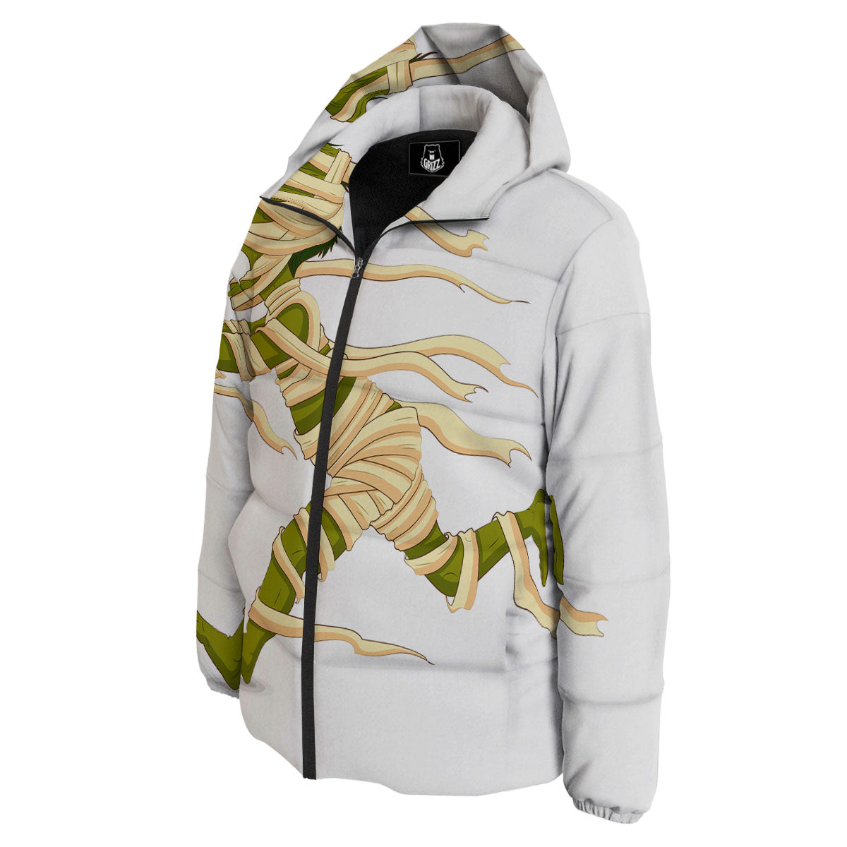 Mummy Running Print Down Jacket-grizzshop