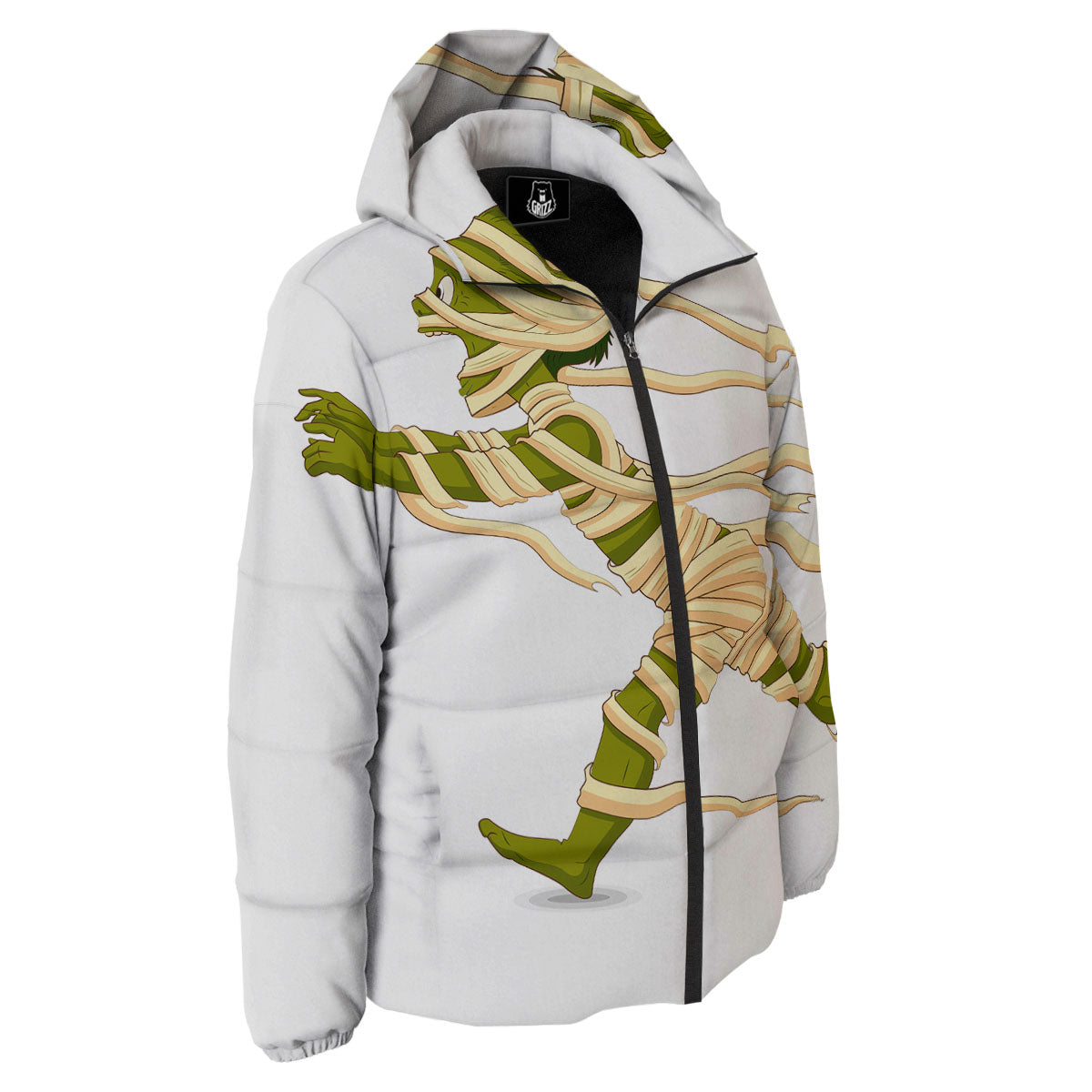 Mummy Running Print Down Jacket-grizzshop