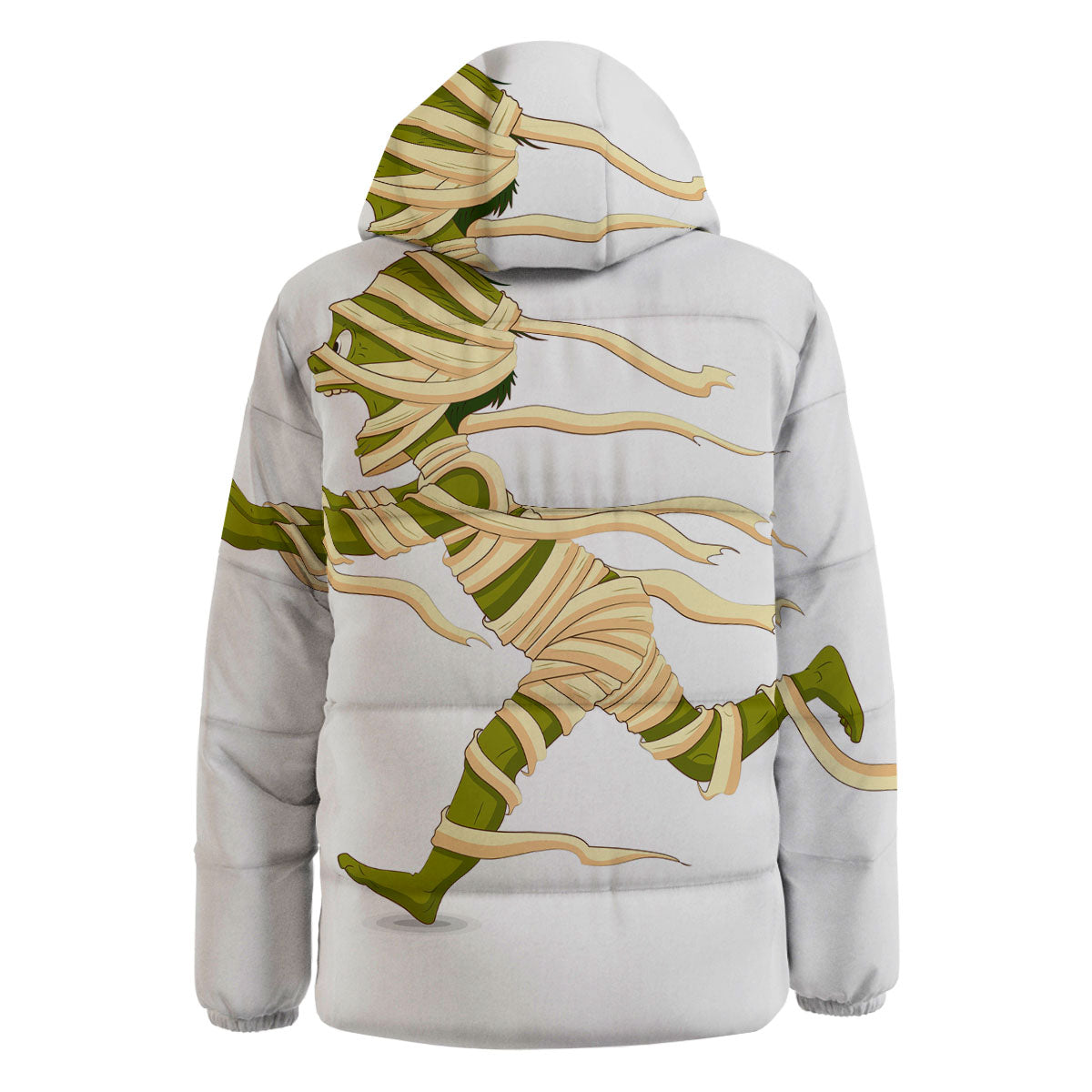Mummy Running Print Down Jacket-grizzshop