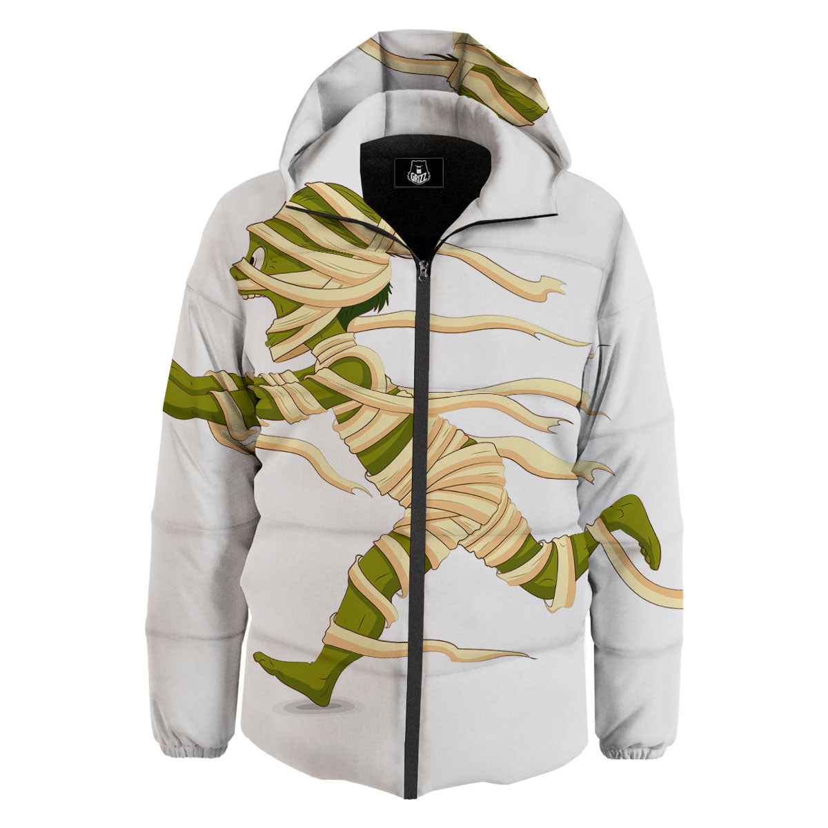 Mummy Running Print Down Jacket-grizzshop