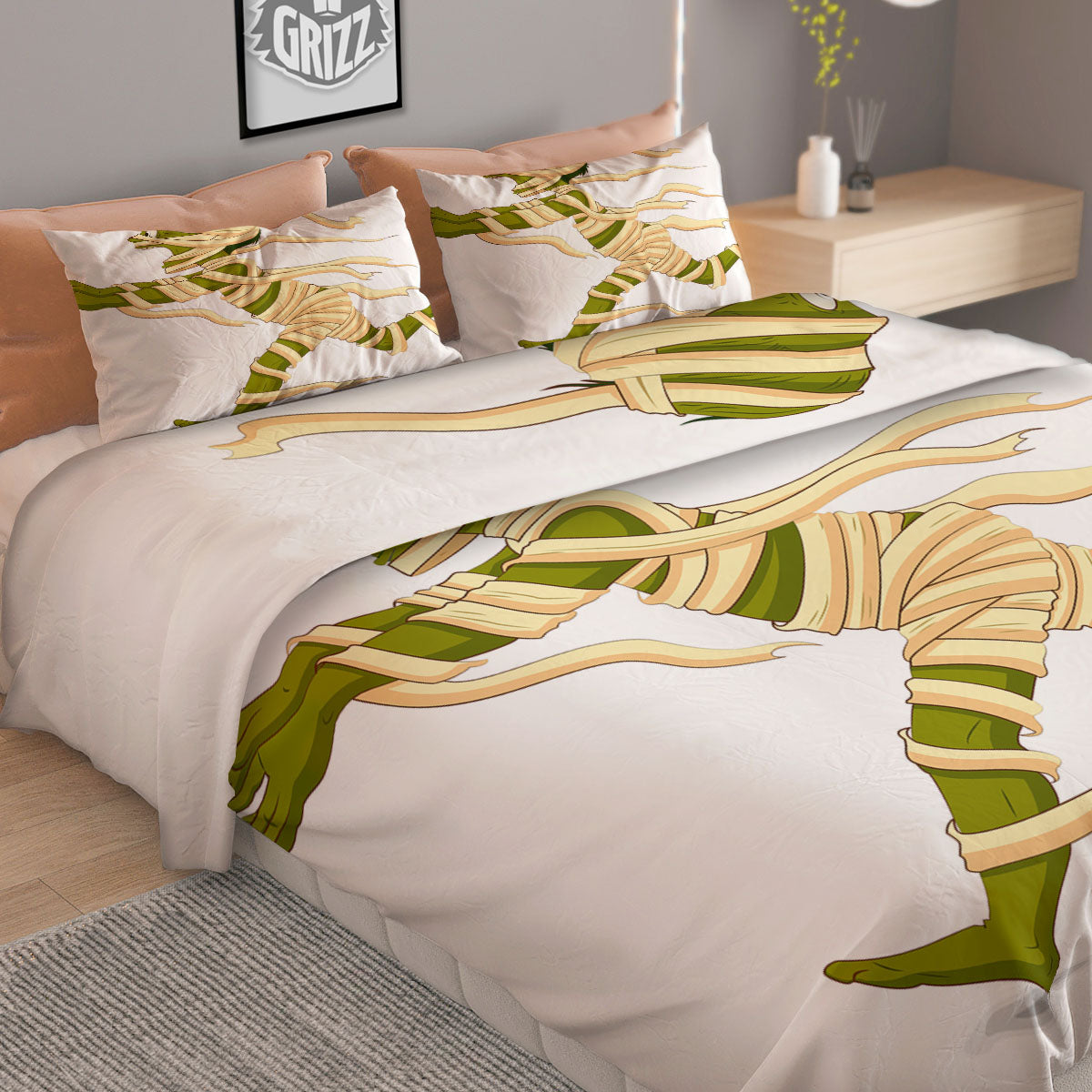 Native Indian Girl Tribal Print Duvet Cover Bedding Set