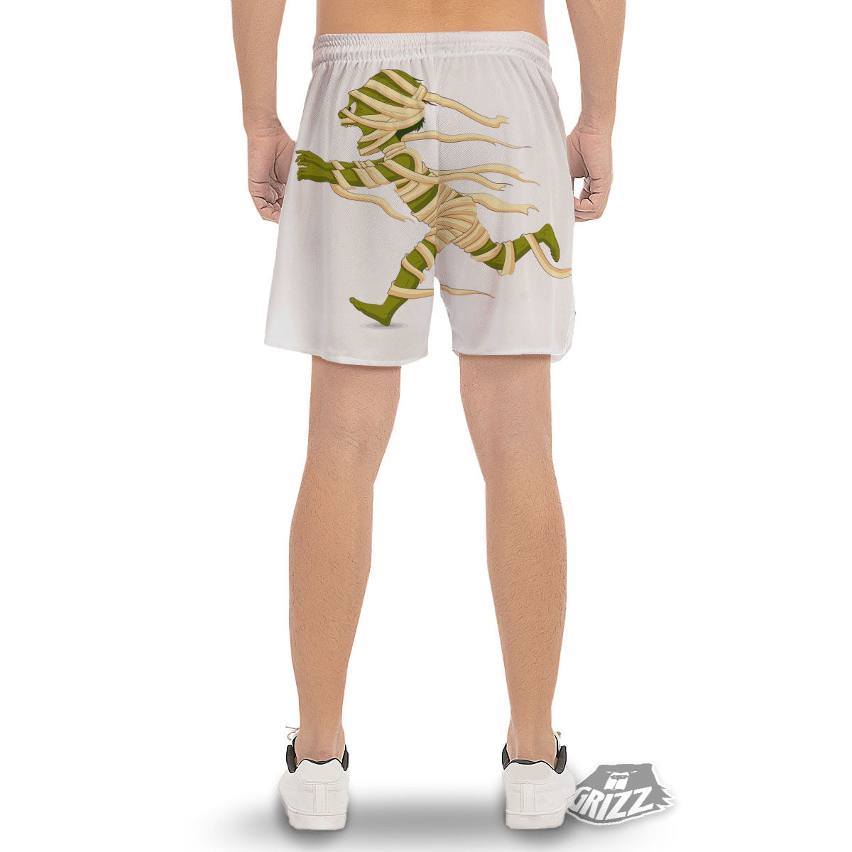 Mummy Running Print Men's Gym Shorts-grizzshop