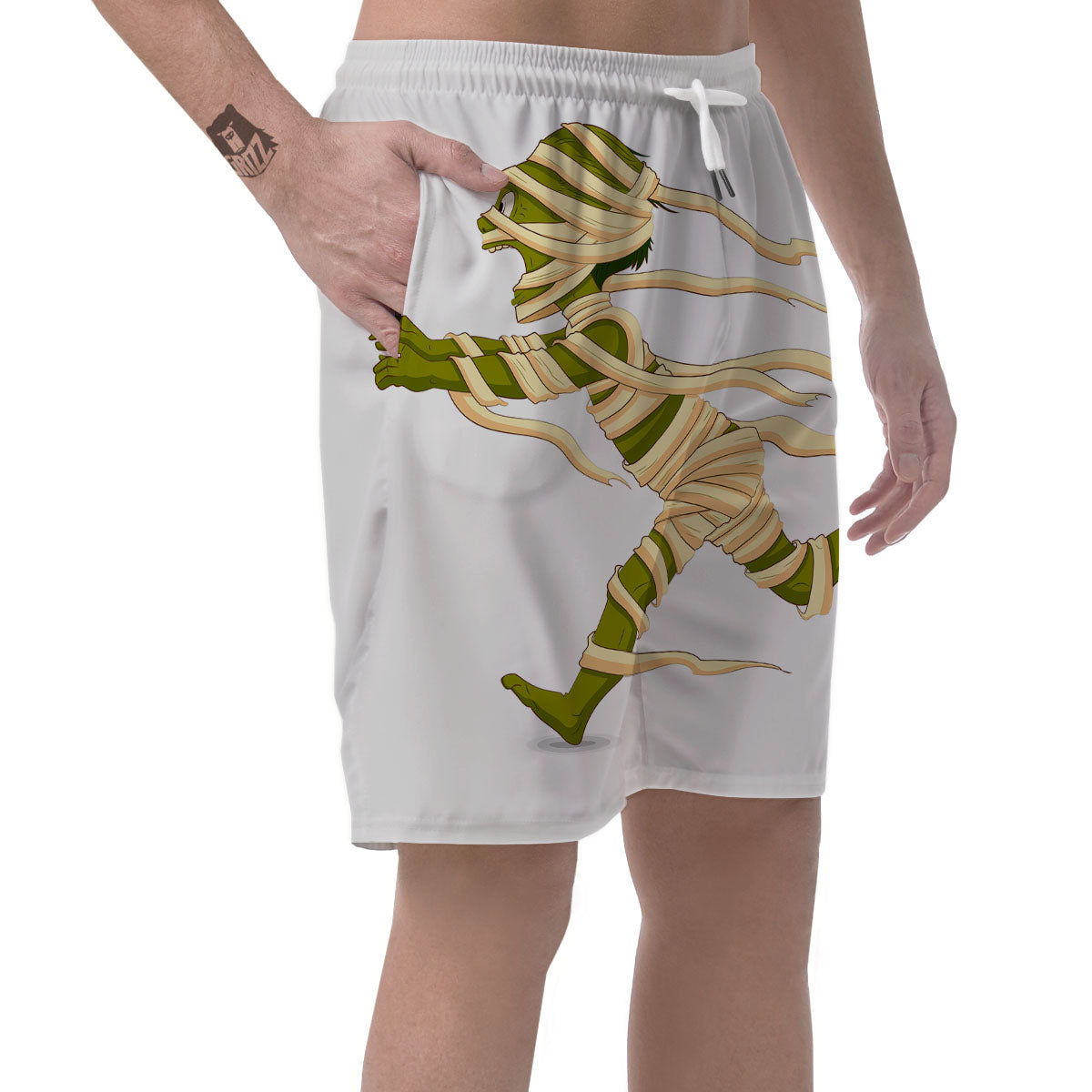 Mummy Running Print Men's Shorts-grizzshop