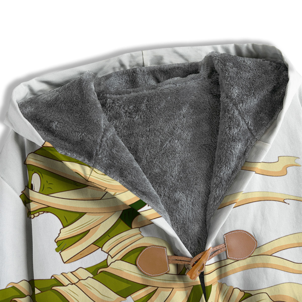 Mummy Running Print Men's Windbreaker Jacket-grizzshop