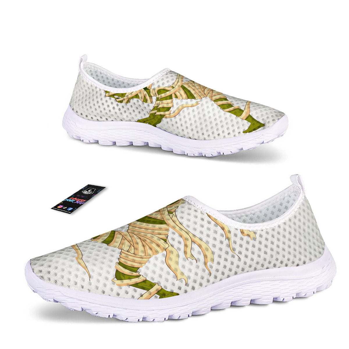 Mummy Running Print Nurse Shoes-grizzshop