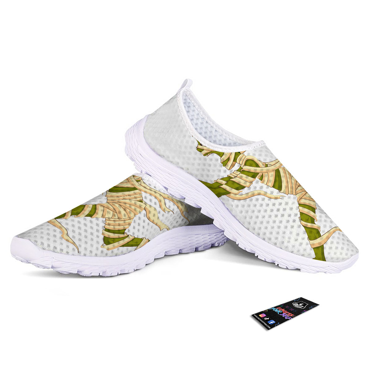 Mummy Running Print Nurse Shoes-grizzshop