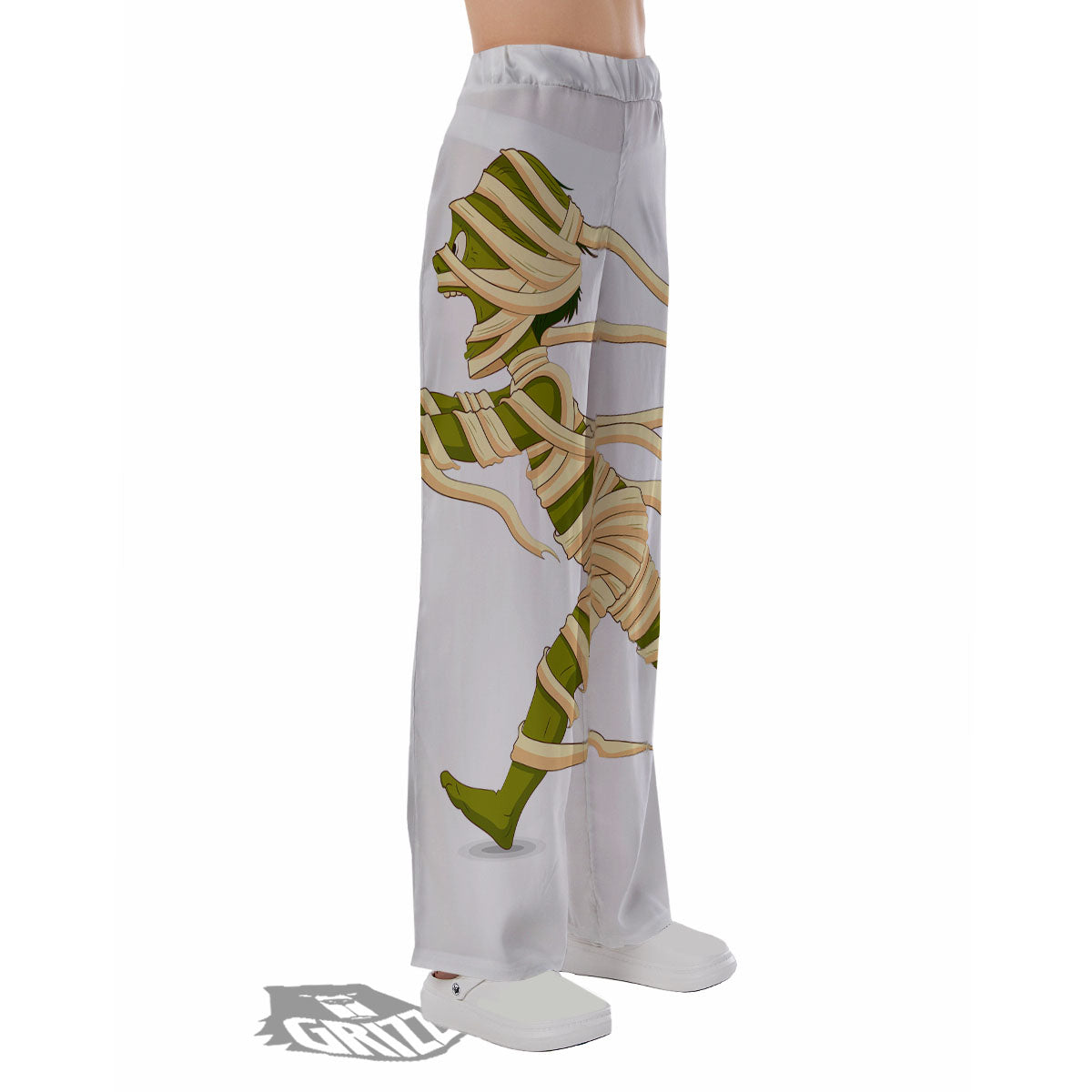Mummy Running Print Pajama Pants-grizzshop