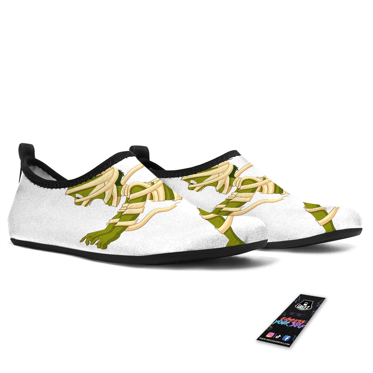 Mummy Running Print Water Shoes-grizzshop