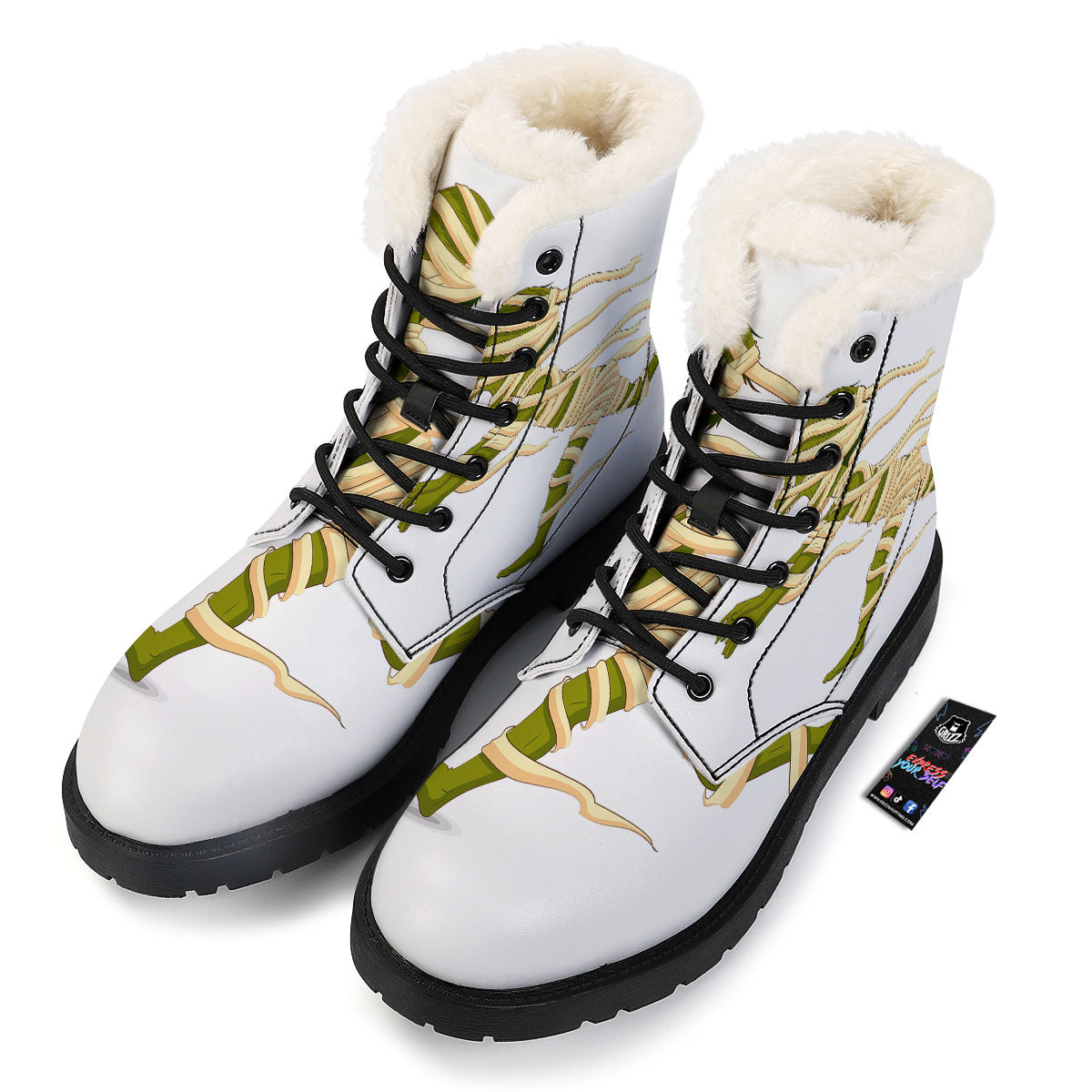 Mummy Running Print Winter Boots-grizzshop