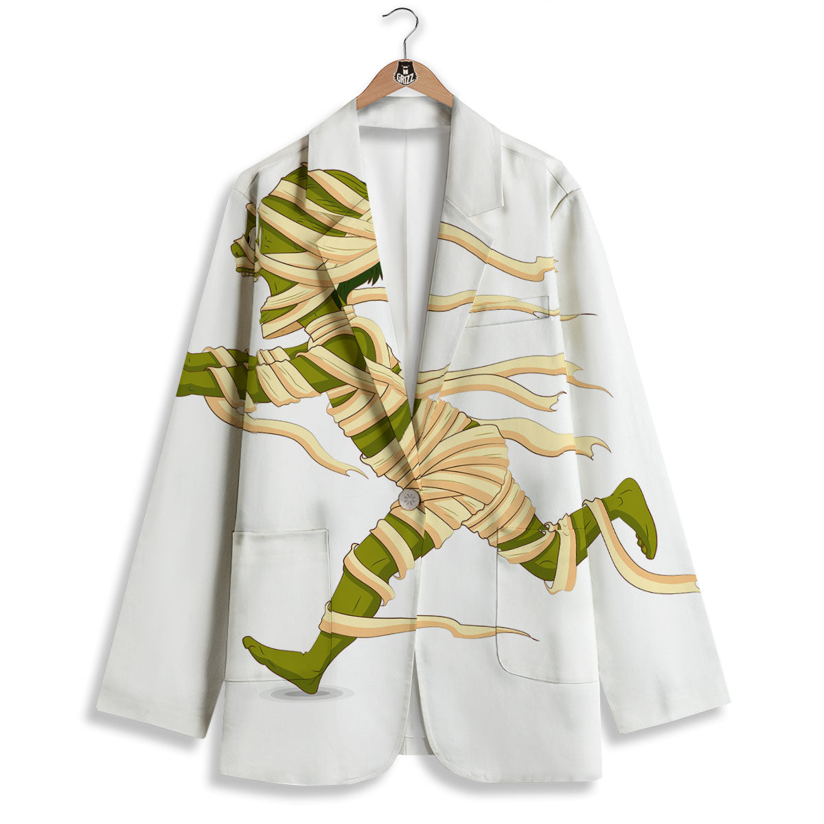 Mummy Running Print Women's Blazer-grizzshop