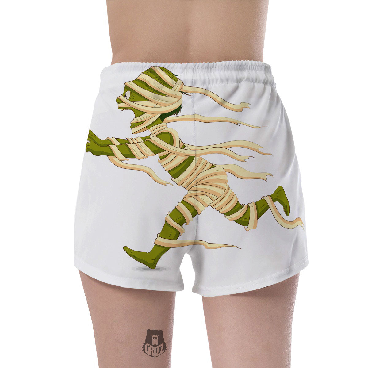 Mummy Running Print Women's Shorts-grizzshop