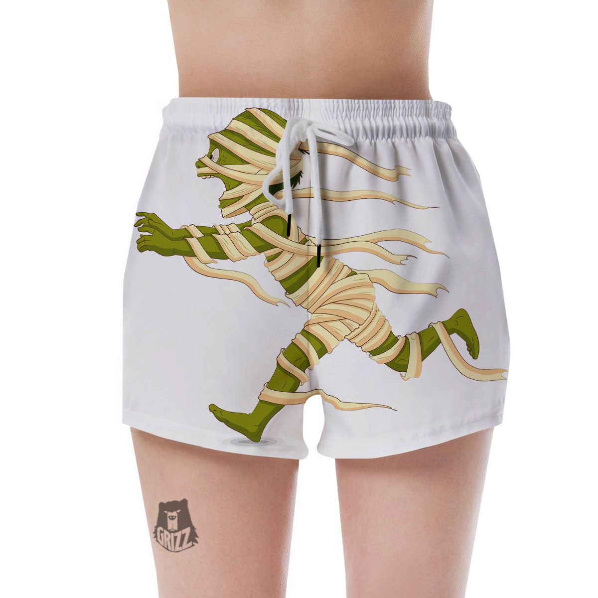 Mummy Running Print Women's Shorts-grizzshop