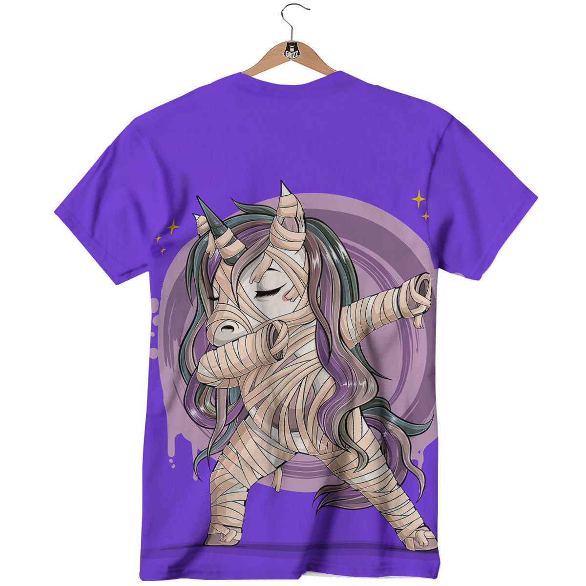 Mummy Unicorn Dap Print T-Shirt-grizzshop