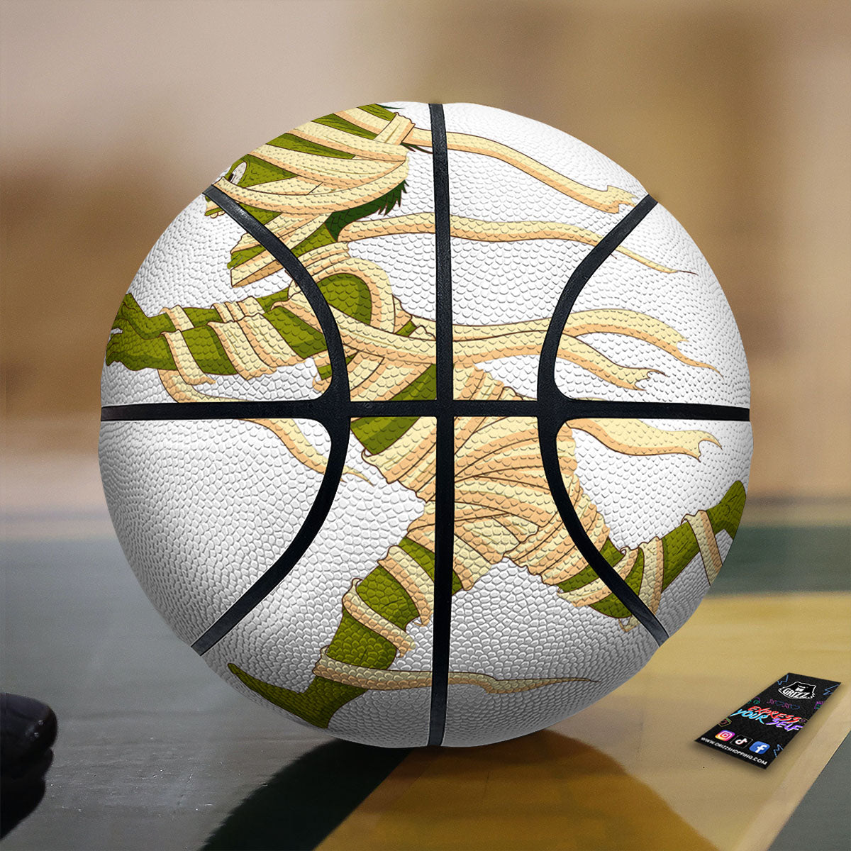 Navajo Teal Southwestern Print Pattern Basketball