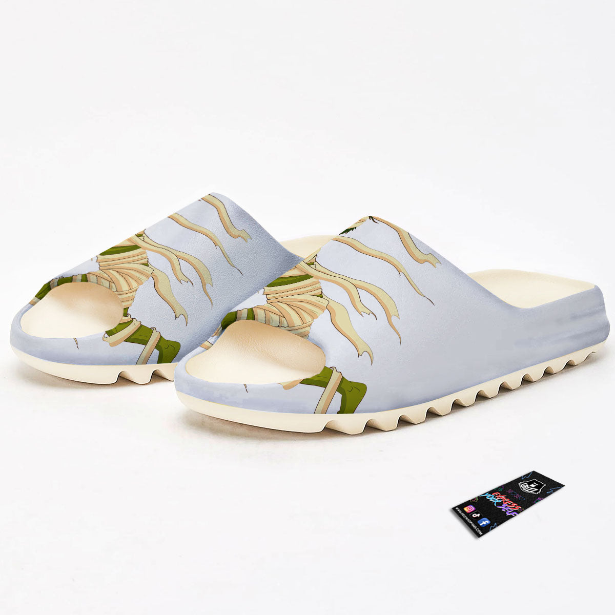 Mummy Running Print Sandals-grizzshop