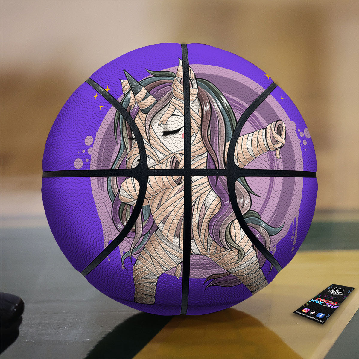 Mummy Unicorn Dap Print Basketball