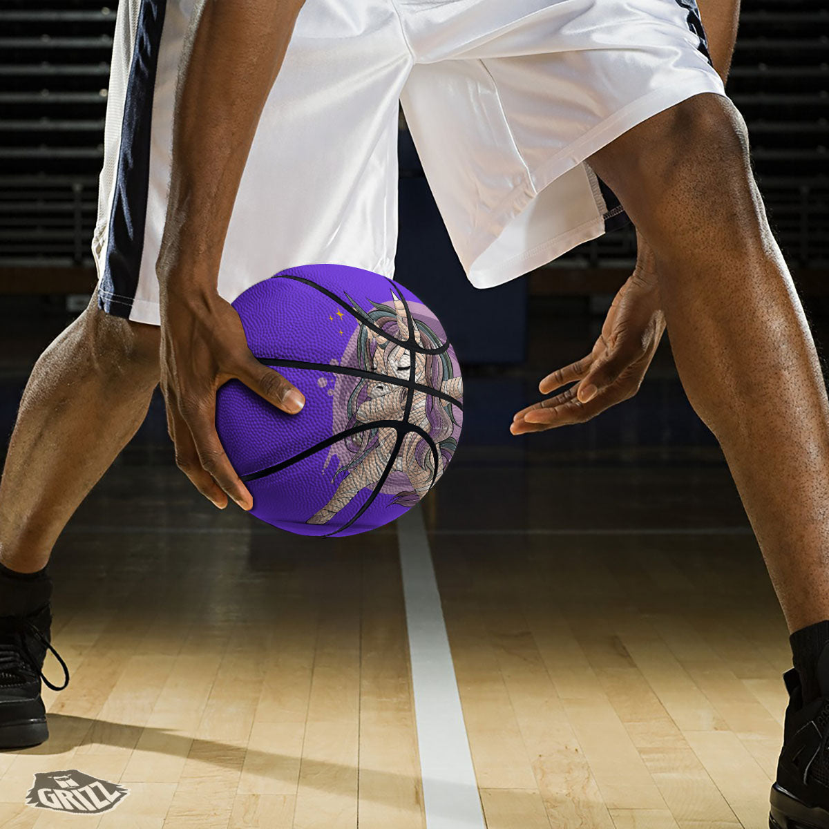 Mummy Unicorn Dap Print Basketball