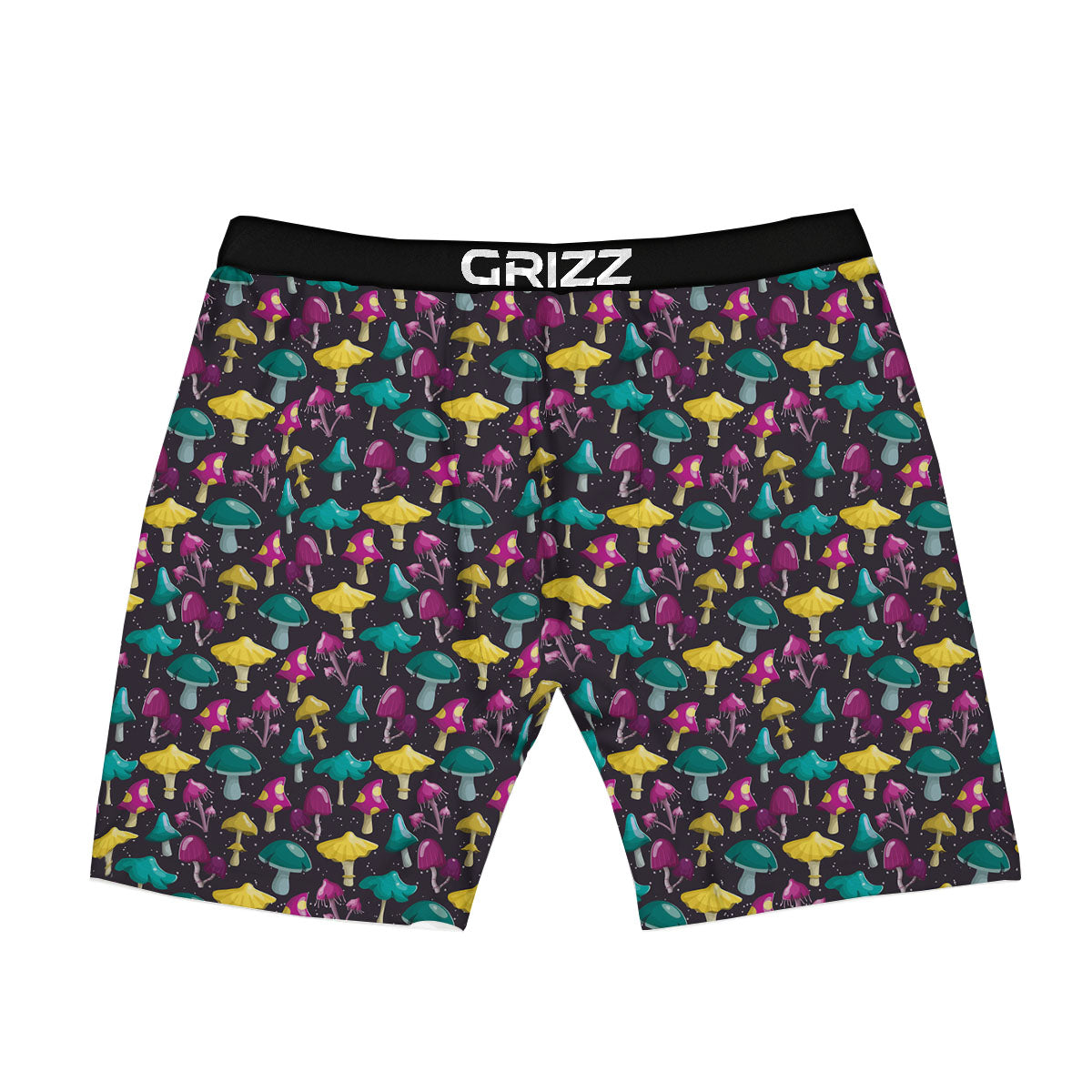 Mushroom Cartoon Print Pattern Boxer Briefs-grizzshop