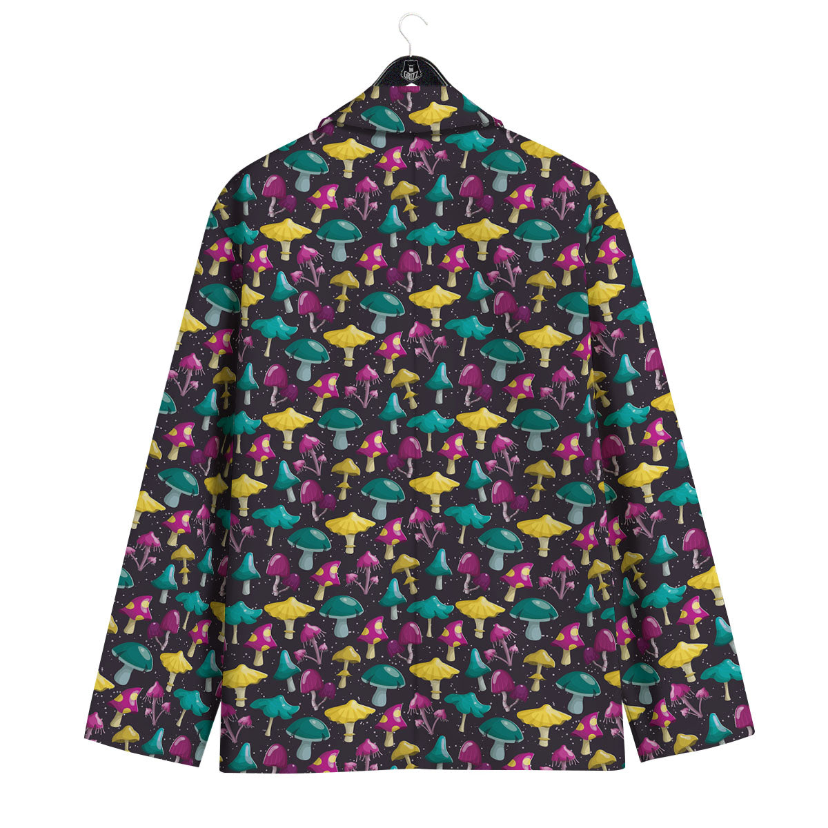 Mushroom Cartoon Print Pattern Men's Sport Coat-grizzshop