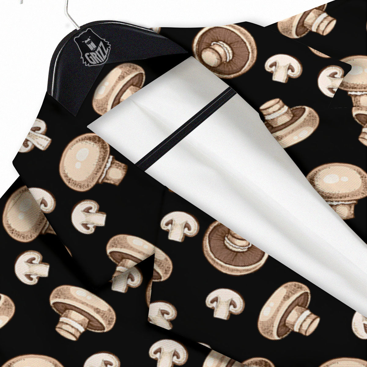 Mushroom Champignon Print Pattern Men's Sport Coat-grizzshop