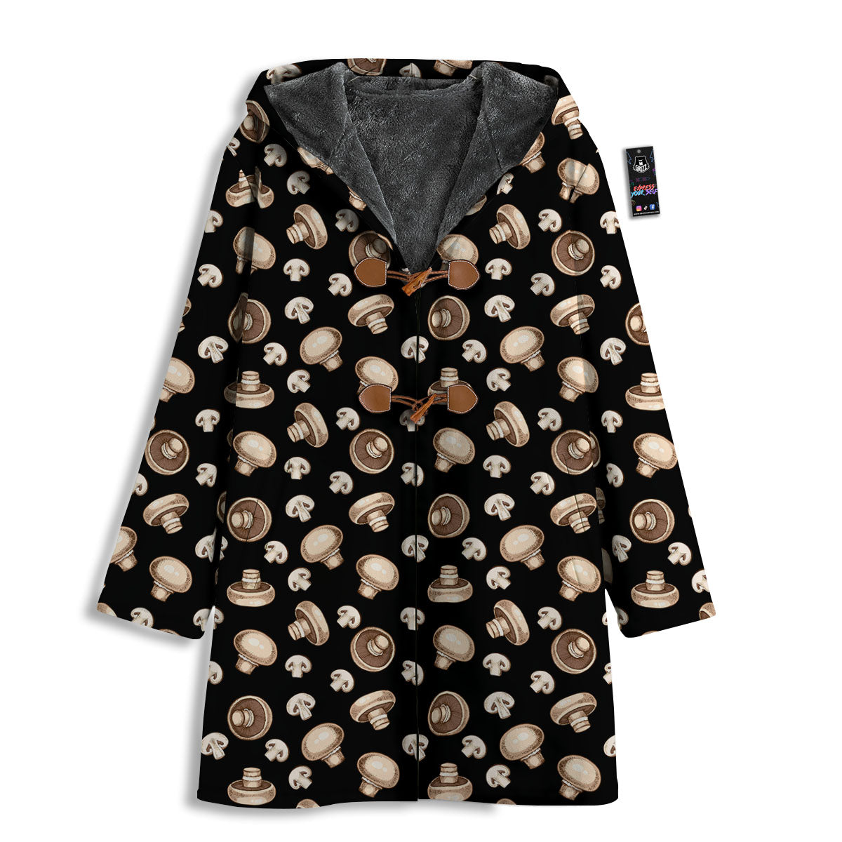 Mushroom Champignon Print Pattern Men's Windbreaker Jacket-grizzshop