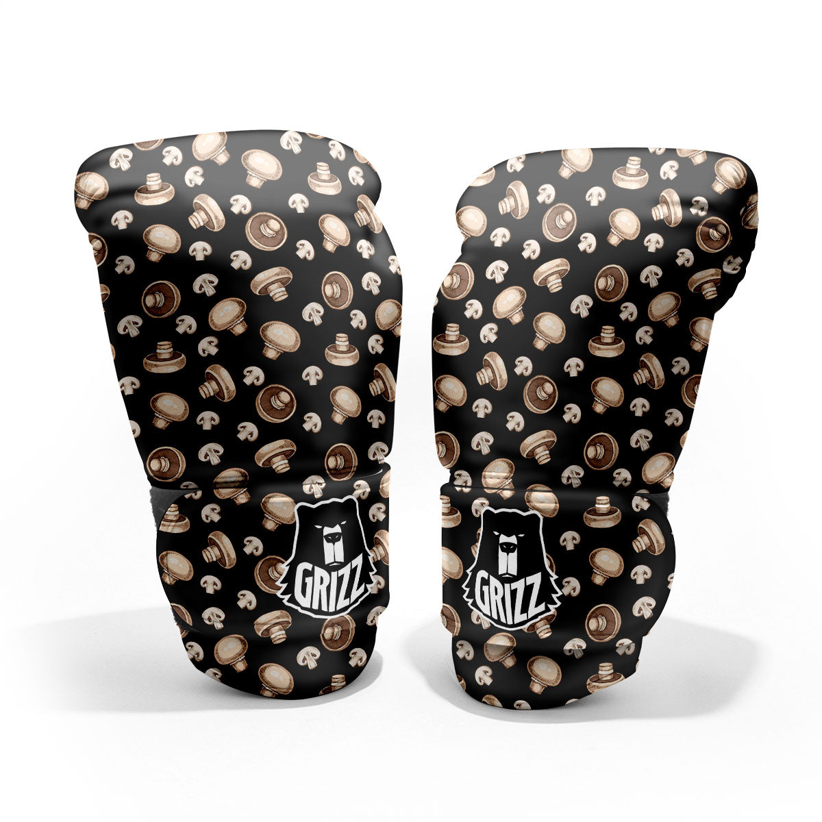 Mushroom Champignon Print Pattern Pro Boxing Glove