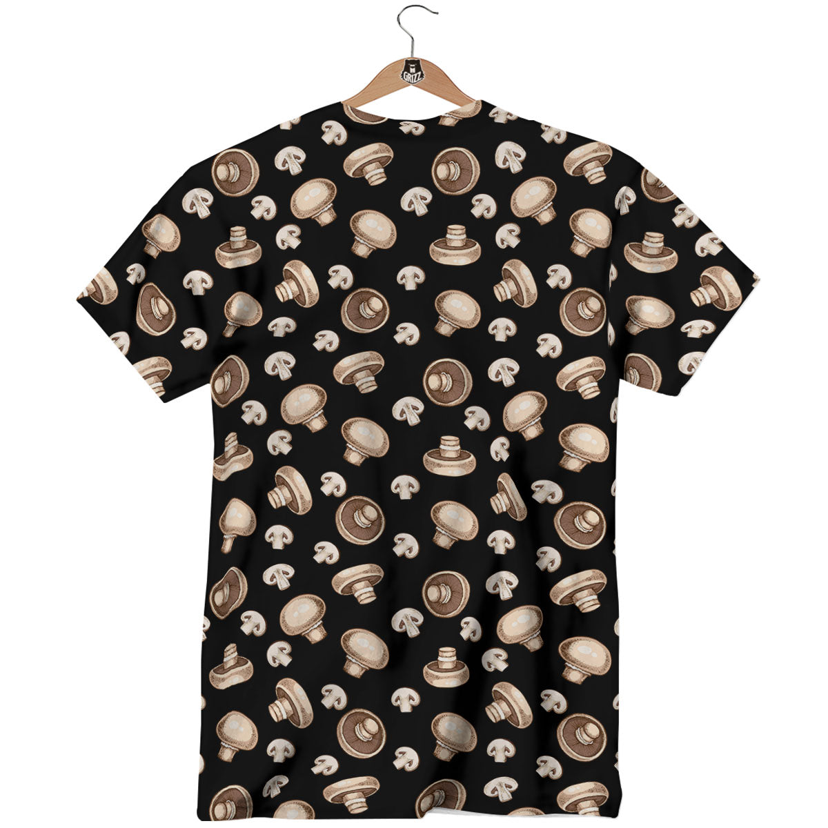 Mushroom Champignon Print Pattern T-Shirt-grizzshop