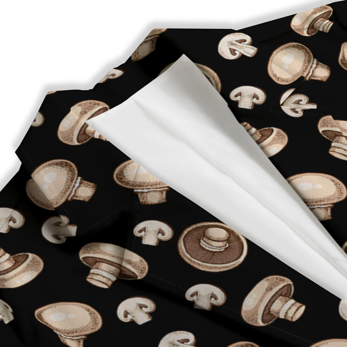 Mushroom Champignon Print Pattern Women's Blazer-grizzshop